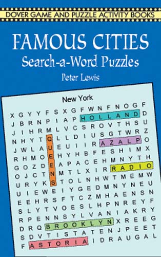 Famous Cities Search-a-Word Puzzles