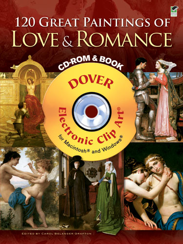 120 Great Paintings of Love and Romance CD ROM and Book