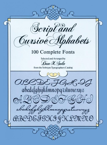 Script and Cursive Alphabets - 100 Complete Fonts