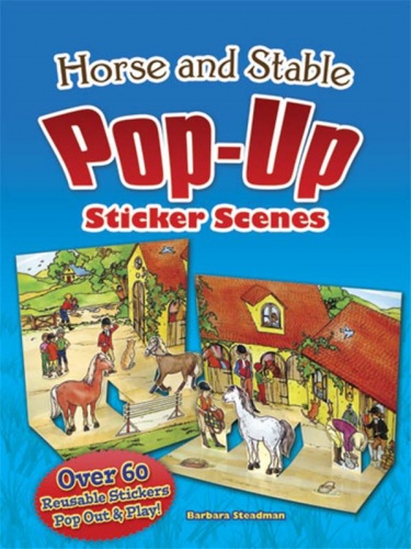 Horse and Stable Pop-Up Sticker Scenes
