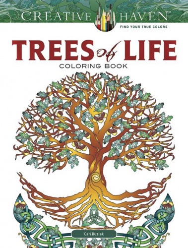 Creative Haven Trees of Life Colouring Book