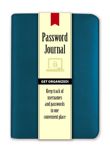 Password Journal: Caribbean Blue