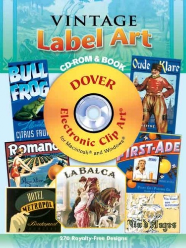 Vintage Label Art CD ROM and Book