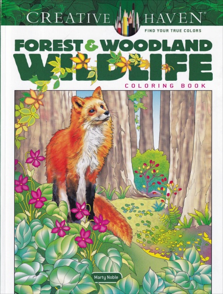Creative Haven Forest and Woodland Wildlife Coloring Book