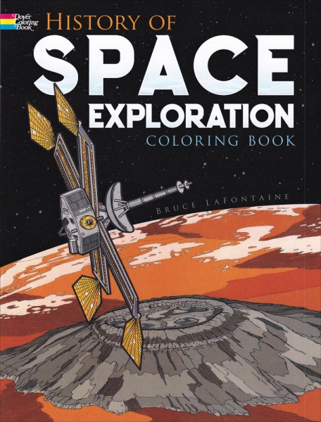 History of Space Exploration Coloring Book